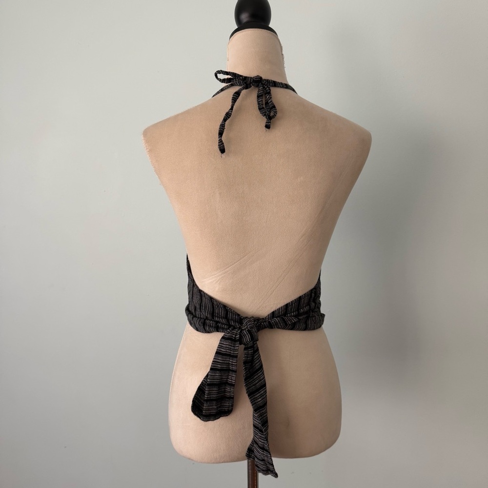 🍄 Katimandu Imports Mushroom Halter Top | Handmade Nepal Cotton Boho Fairy Core - Picture 6 of 11